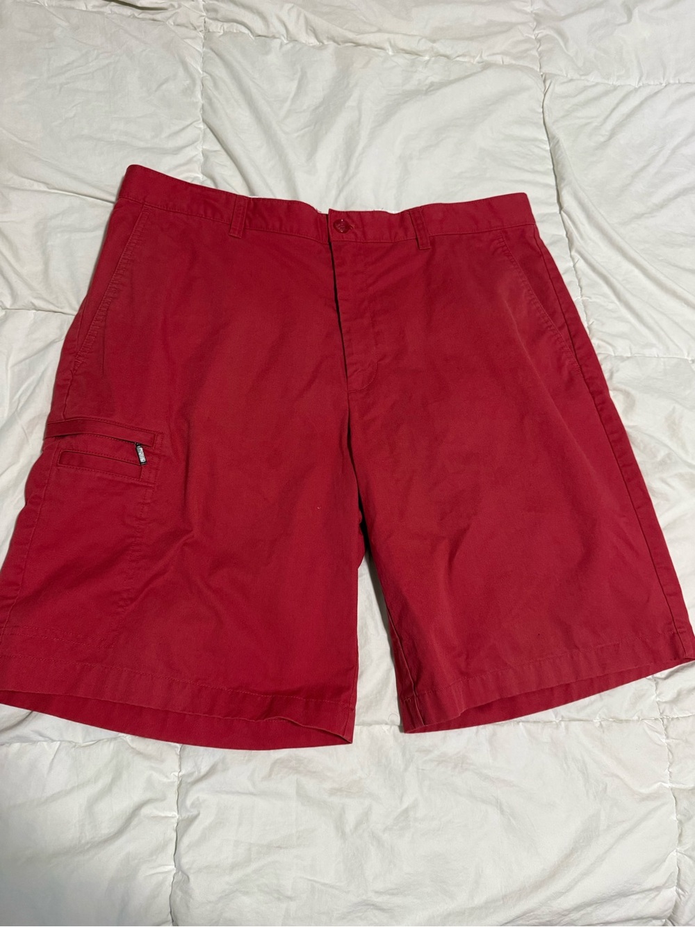 Greg Norman Collection Red Cargo Shorts